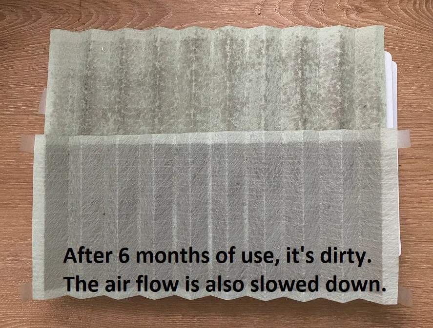 Used Eco Air Filter Sheet, Merv 8